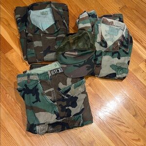 Camouflage Military Clothing Set VINTAGE BDU set